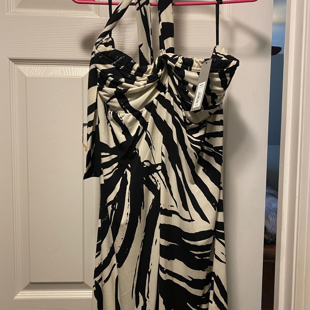 Tie around the Neck Island dress